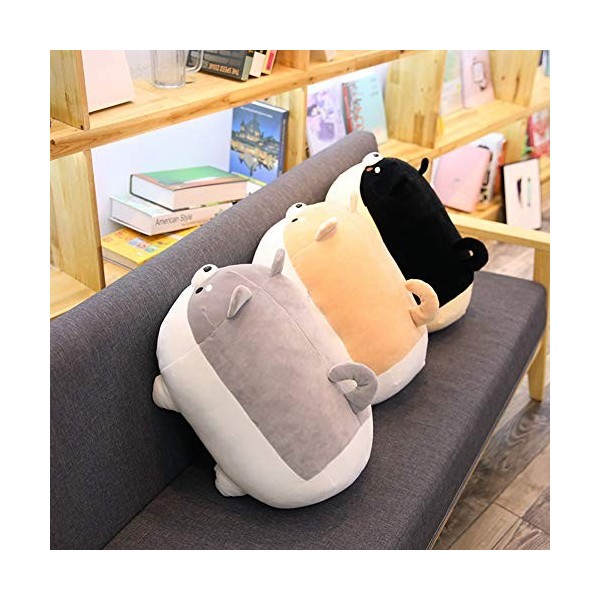 Uposao Corgi Coussin en peluche pour chien garni Shiba Inu 3D Animal Coussin décoratif Poupée Chien Doudou Shiba Inu Akita Ca