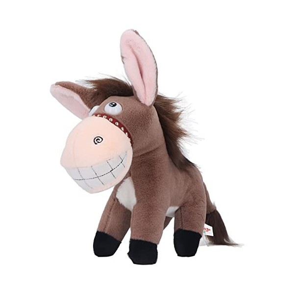 Âne en Peluche,âne en Peluche Mignon Doux en Peluche Noël âne en Peluche Doux Mignon Grandes Dents Confortable âne en Peluche