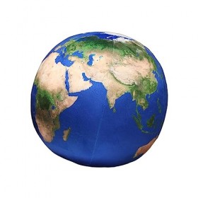 perfk Planète Terre en peluche en peluche en peluche en peluche décor oreiller, poupée douce oreiller planète en peluche réal