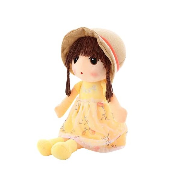 JAWSEU Poupée de Chiffon pour Filles 45CM, Poupée en Peluche Mignon, Poupée de Chiffon Fille Poupée de Décoration, Peluche Ca