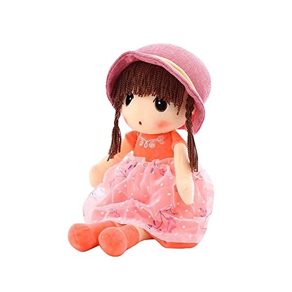 JAWSEU Poupée de Chiffon pour Filles 45CM, Poupée en Peluche Mignon, Poupée de Chiffon Fille Poupée de Décoration, Peluche Ca