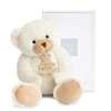 Histoire dOurs - Peluche Ours - Beige - 25 cm - Collection Calinours - Peluche Ourson Mignonne et Douce - Avec Boite Cadeau