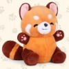 FENGQ Jouet en Peluche Panda Rouge, 35M Red Panda Plush, Panda Roux en Peluche, Peluche Douce Panda Rouge, Cadeaux de Poupées