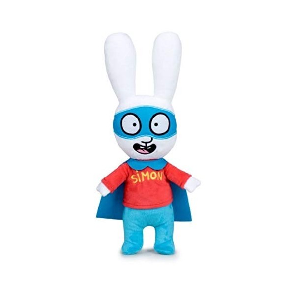 PBP Simon - Peluche Lapin Simon Qualité Super Soft 25CM, Gaspard 