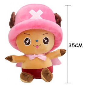 BSNRDX 1Piece Poupée en Peluche Chopper 35CM Chopper Peluche Jouets en Peluche de Chopper Jouet Poupée en Peluche de Dessin A