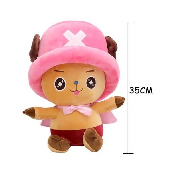 BSNRDX 1Piece Poupée en Peluche Chopper 35CM Chopper Peluche Jouets en Peluche de Chopper Jouet Poupée en Peluche de Dessin A