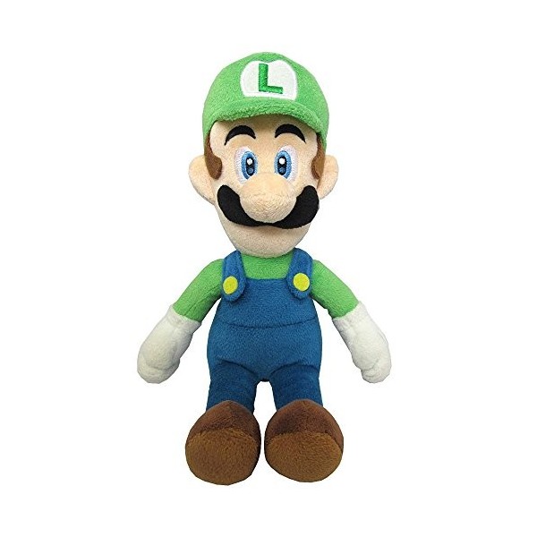 Super Mario Gmsm6p01luiginew Bros – Licence Officielle Nintendo 24 cm Luigi en peluche