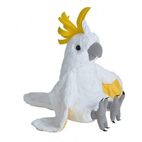 Wild Republic Cuddlekins Cacatoès, Animal en Peluche, 30 cm, Cadeau pour Bébés, Peluche Écologique, Rembourrage Fabriqué à Pa