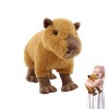 lilizzhoumax Jouets en Peluche Capybara32 cm/13, Simulation Jouet en Peluche Capibara Poupée Réaliste Jouets Animaux Sauvages