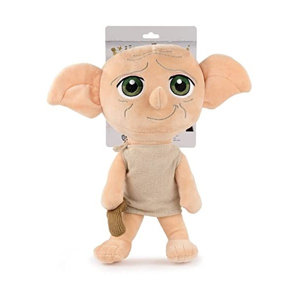 Play by Play Harry Potter - Dobby Character Plush Toy - 30cm/1181" - Super Soft Quality, Noir