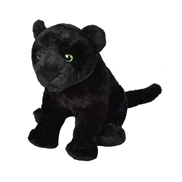 Wild Republic - 19414 - Cuddlekins - Peluche Jaguar - 30 cm - Noir