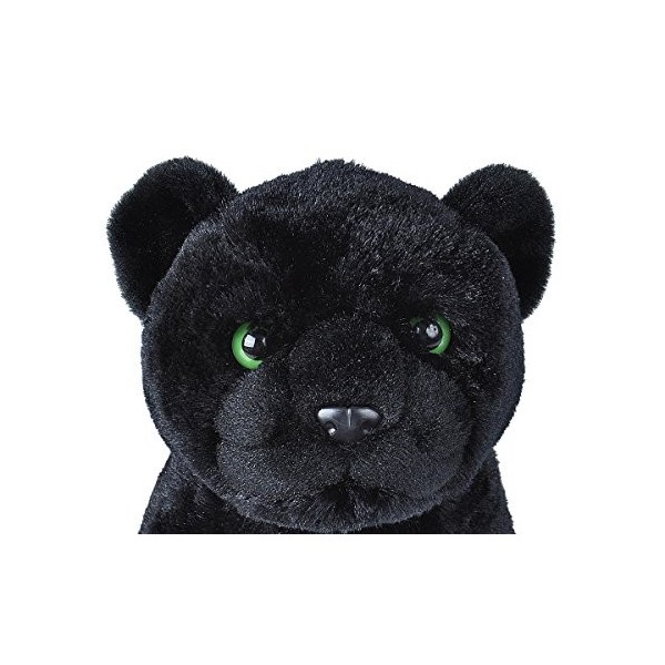 Wild Republic - 19414 - Cuddlekins - Peluche Jaguar - 30 cm - Noir