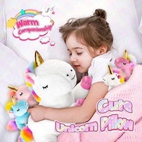 Adeokay Peluche licorne - Cadeau pour fille de 3 à 12 ans - Jouet à partir de 3 à 8 ans - Cadeau pour fille de 3 à 8 ans - Jo