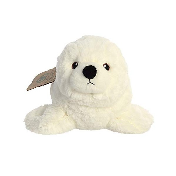 Aurora, 35014, Eco Nation, Phoque, 12In, Peluche,Blanc