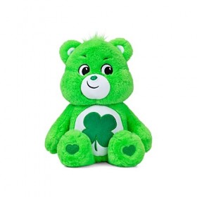 Care Bears 22064 14 inch Medium Plush Good Luck Bear, Collectable Cute Plush Toy, Cuddly Toys for Children, Soft Toys for Gir