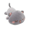 Fortunings JDS Peluche Chat Coussin Animal Coussin Moelleux Oreillers en Peluche en Minou Poupée Confort Jouets Coussins Pel