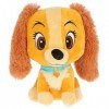 Disney Classics Peluche Jim Chéri La Belle et Le Clochard Lady and The Tramp avec Musique et Sons - Hauteur 30cm