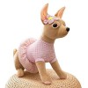 Katutude Simulation Peluche Chien, Chien en Peluche Mignon Doux Et Réaliste Jouet Chien en Peluche Oreiller Animaux en Peluch