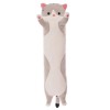 LfrAnk Kawaii Long Chat Peluche Jouet en Peluche Chat Jouet canapé Dos Oreiller poupée Fille Cadeau d’Anniversaire 50cm 3