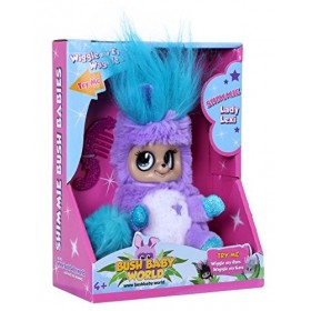 Bush Baby World- Bush bébé Monde 2311 Shimmies Bleu Jouet en Peluche, Blue-Lady Lexi