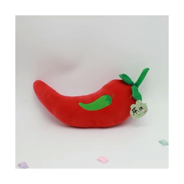Kawaii Fruit Dolls Peluche VégétaleJouet Pomme Banane Fraise Poivre Orange Pastèque Carotte Ananas Cerise Simulation 23cm 7