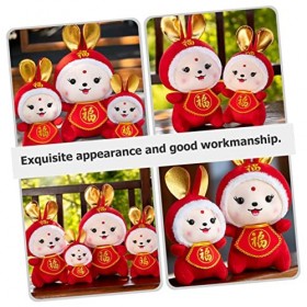 Toyvian 3 Pièces Lapin Poupée Lapins en Peluche Chiens en Peluche pour Enfants Jouets pour Enfants Lapin en Peluche en Peluch