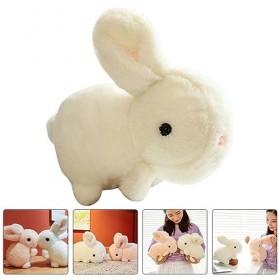 Toyvian 2 Pièces Lapin en Peluche Jouets pour Enfants Kidcraft Playset Enfants Cadeaux Chiens en Peluche pour Enfants Cadeaux