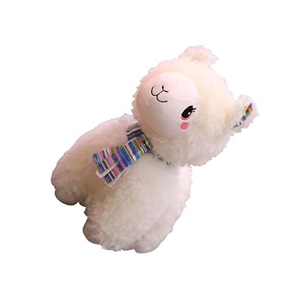 ibasenice Poupée Dalpaga Figure Dalpaga Poupées De Lama Doux Poupée danimaux en Peluche Coussin Animal en Peluche Jouet Bé