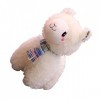 ibasenice Poupée Dalpaga Figure Dalpaga Poupées De Lama Doux Poupée danimaux en Peluche Coussin Animal en Peluche Jouet Bé