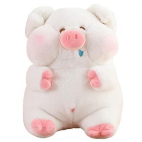 GagaLu Cochon Mignon Jouet en Peluche Peluche Animal Cochon Poupée Doux Jouet en Peluche Oreiller Coussin Confort Anniversair