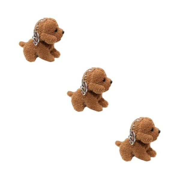 Totority 18 Pcs Porte-Clés en Vrac Mini Animaux en Peluche Animal en Peluche Décoratif Anime Porte-Clés Chien Porte-Clés Chie