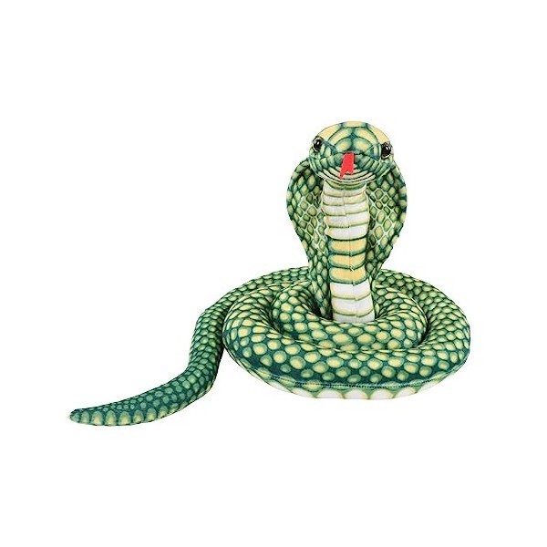Animal en Peluche de Poupée de Serpent en Peluche Douce pour Enfants, Jouet de Simulation Géant, Accessoire dhalloween Vert