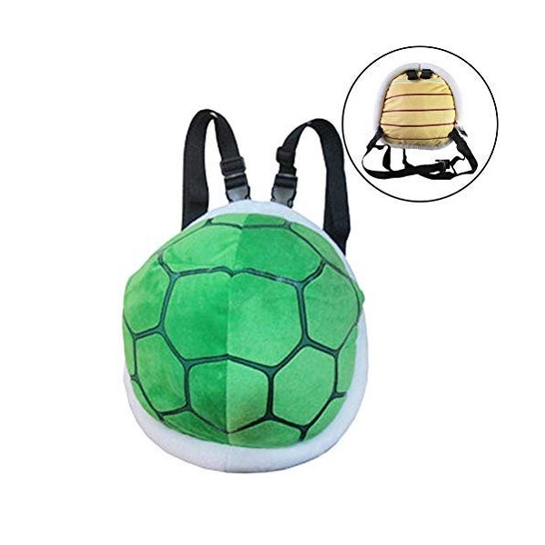 Faviye Tortue Shell Sac À Dos Cartoon Enfants en Peluche Sac À Dos pour Les Enfants Costume