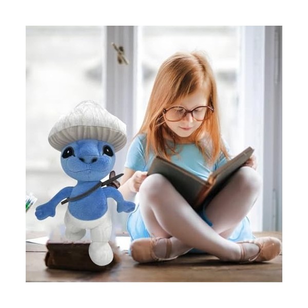 REPWEY Nouveau Jouet en Peluche Bleu SmurfCat, poupée en Peluche en Peluche de Dessin animé SmurfCat, Jouet en Peluche Schtro