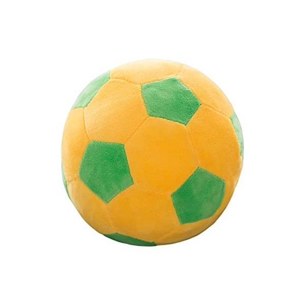 Jouet de football en peluche - 22 cm - Ballon de football doux - Coussin de football rembourré - Coton PP - Doux - Ballon de 