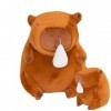 BUKBAG Peluches Capybara - Coussin Capybara Peluches Animal en Peluche,Capybara au Nez Qui coule Doux de 33 cm, poupées en Pe