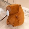 BUKBAG Peluches Capybara - Coussin Capybara Peluches Animal en Peluche,Capybara au Nez Qui coule Doux de 33 cm, poupées en Pe