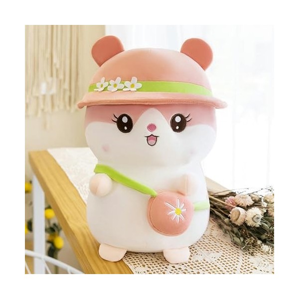 Hamster Oreiller Mignon en Peluche Poupée en Peluche Peluche Noël Mignon Oreillers Peluche Jouets Enfants Cadeau Éducatif 30c