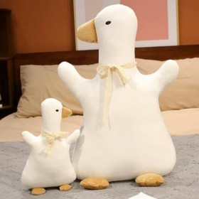 SaruEL Poupée d’oie Peluche Canard Oreiller Peluche Animal Peluche Jouet canapé Chaise Coussin Oreiller Sieste Enfants Annive