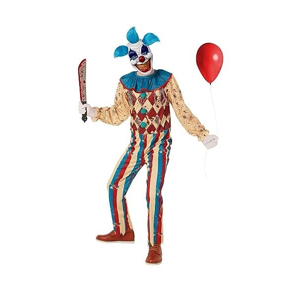 Morph Deguisement Clown Tueur Enfant, Costume Clown Tueur Enfant, Déguisement Clown Tueur Enfant, Costume Halloween Clown Tue