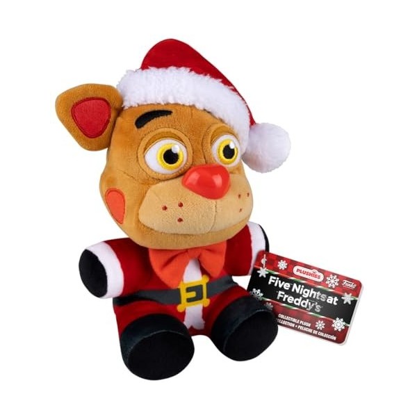 Funko Plush: Five Nights at Freddys FNAF - Holiday Freddy Fazbear - CL 7" - Peluche à Collectionner - Idée de Cadeau dan