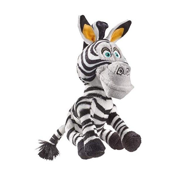 Schmidt Spiele 42709 DreamWorks Madagascar, Marty Peluche zèbre Multicolore 18 cm