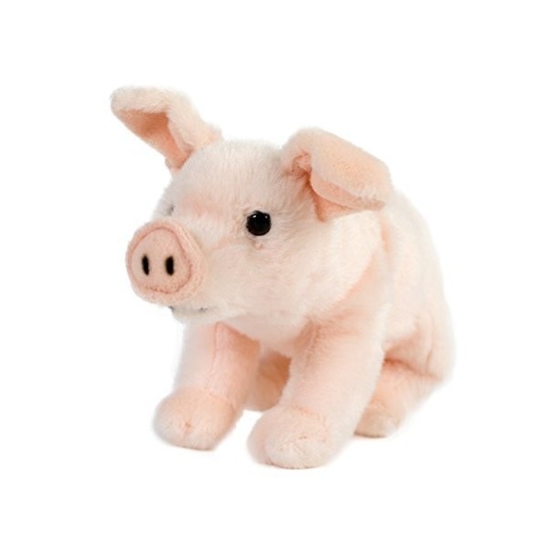 Cochon Cochon Porcelets Cochon de chance, 22 cm, peluche rose,