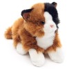 Uni-Toys - Chat Rouge-Brun, couché - 20 cm Longueur - Chaton en Peluche - Peluche, Doudou