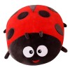 JAWSEU Peluche Insecte, Jouet en Peluche Abeille Poupée Coccinelle Mignon Abeille Peluche Endormi Coussin Insecte Étreindre O