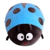 JAWSEU Peluche Insecte, Jouet en Peluche Abeille Poupée Coccinelle Mignon Abeille Peluche Endormi Coussin Insecte Étreindre O