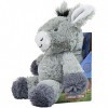 Winfried Koegler- Kögler 76901-Ane Johnny, 24 cm env, Peluche avec Fonction de Reproduction, répète Tout et Bouge, 76901, Gri