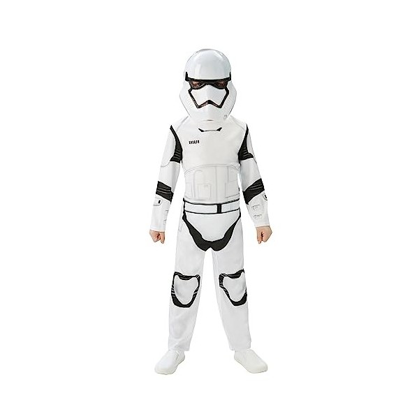 Déguisement Classique Storm Trooper 7-8 ans Blanc Noir