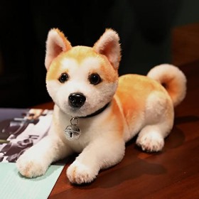 Peluche Shiba Inu, Simulation Chien Peluche Jouets, Doudou Poupée en Peluche, Bébé Première Poupée, Coussin en Peluche de Can