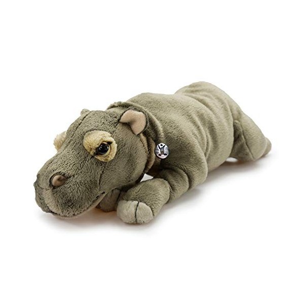 Peluche hippopotame couchée 28 cm * KIANO
